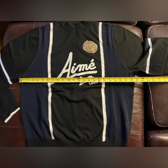 Aime Leon Dore ALD Aimé Knit Long-Sleeve Cycling Jersey Sweater Men’s Size XL - Picture 7 of 11